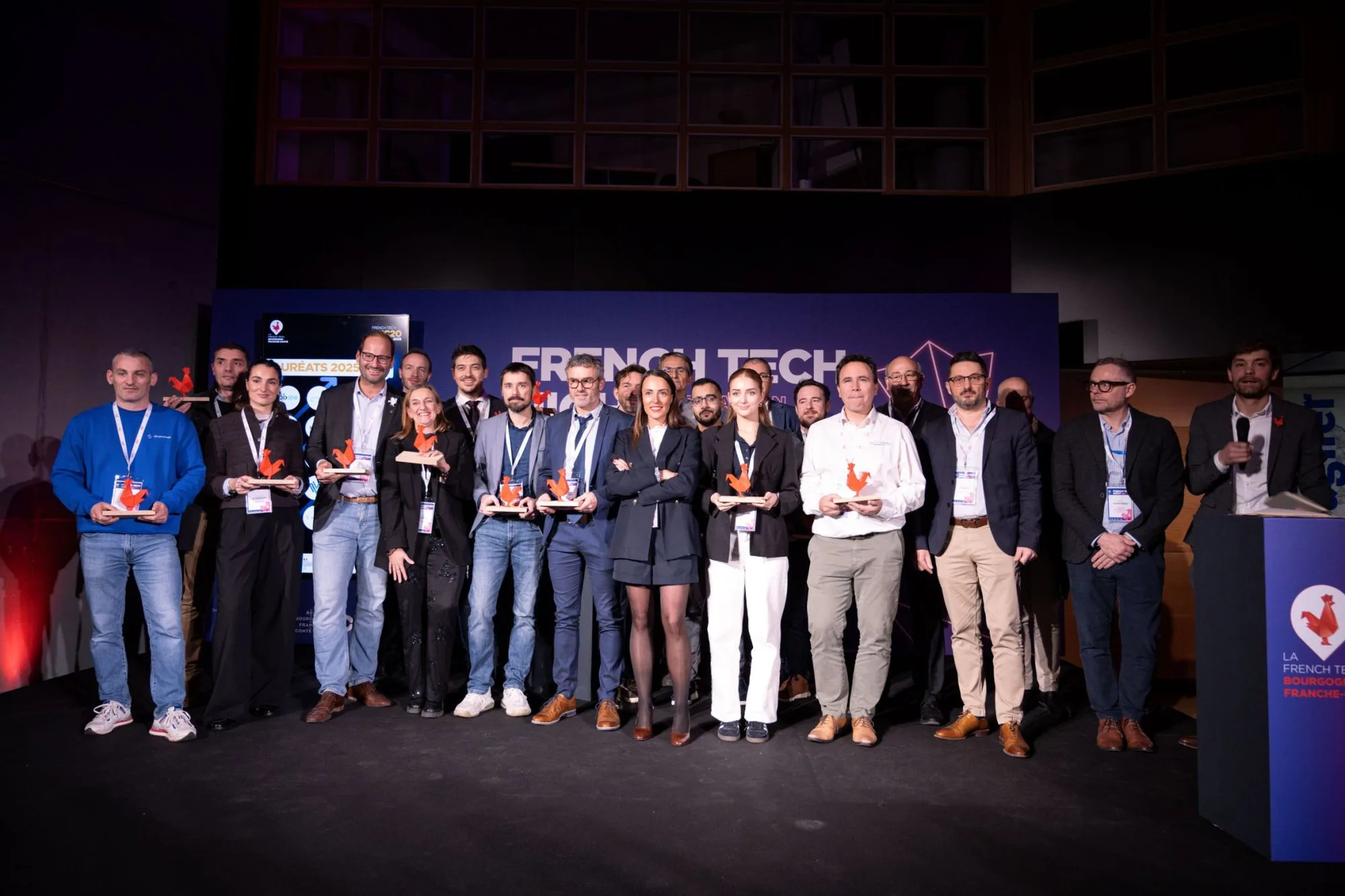 Lauréats et partenaires de La French Tech Bourgogne-Franche-Comté sur scène