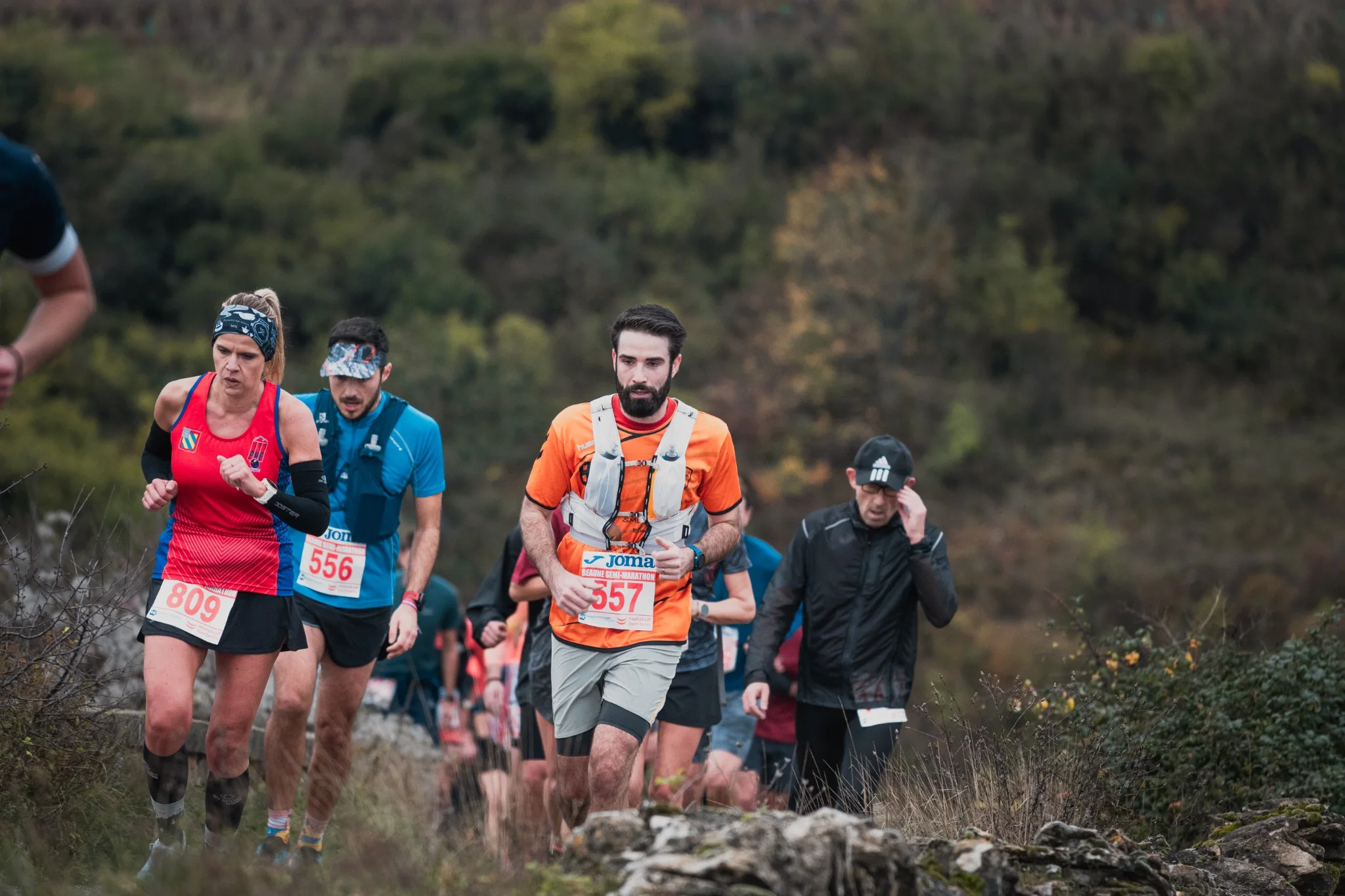 Semi-marathon de Beaune — photographie du reportage